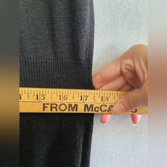 NANETTE LEPORE abstract floral cotton rayon dress black sz M - Picture 10 of 11